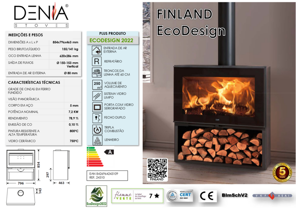 Salamandra Denia Finland 7.2kW