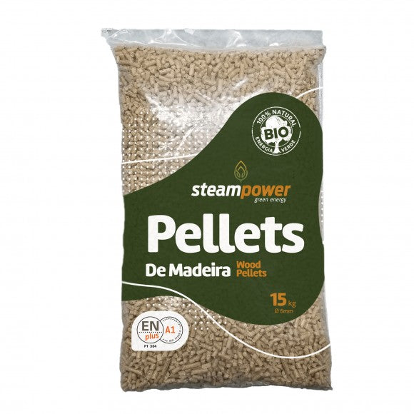 Pellets 15 KG STEAMPOWER - Palete 67 sacos