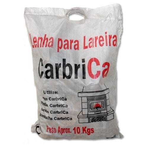 Saco de lenha POPULAR 10KG APROX 55 sacos