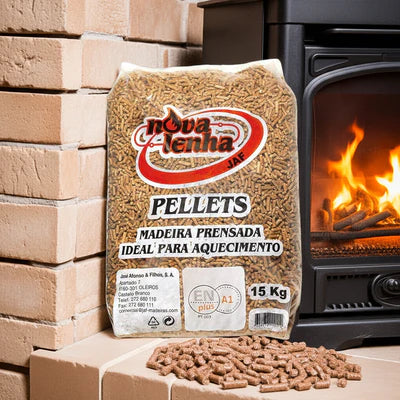 Pellets NovaLenha palete de 77 sacos de 15kg